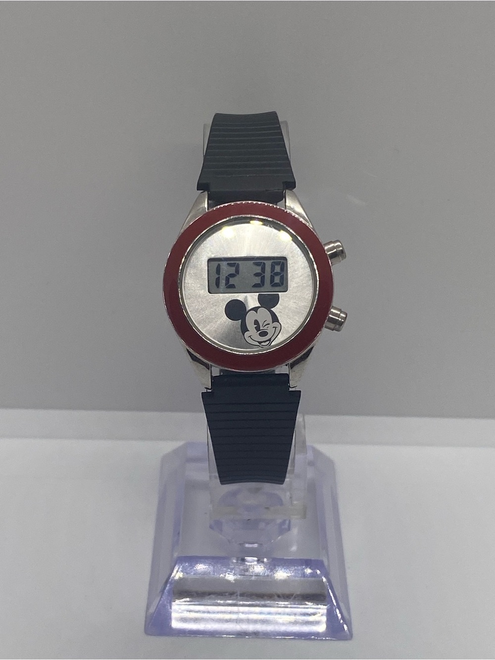 Disney Mickey Mouse Digital Watch - Red and Black